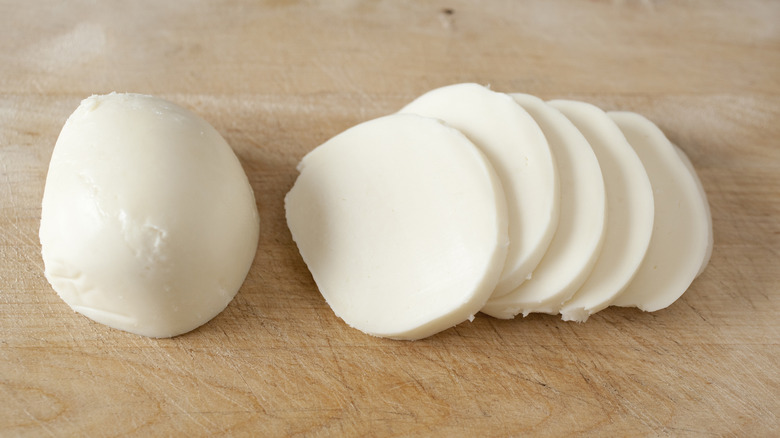 Fresh mozzarella cheese