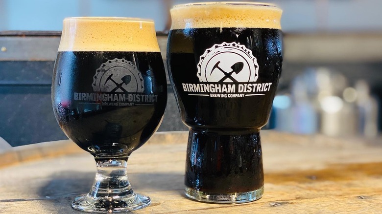 two Birmingham District stouts