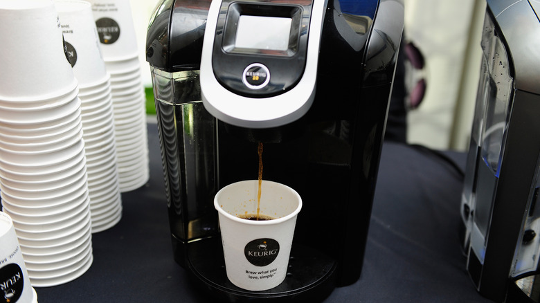 Keurig on table