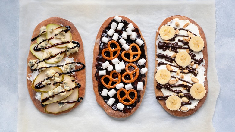 Beaver tails with various toppings