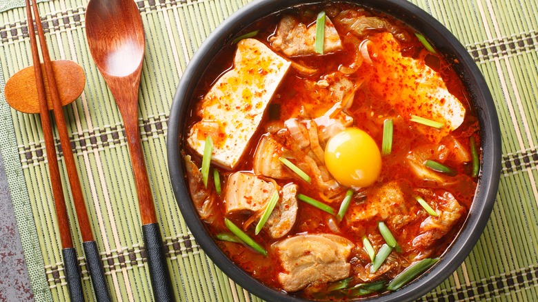 Bowl of Soondubu Jjigae