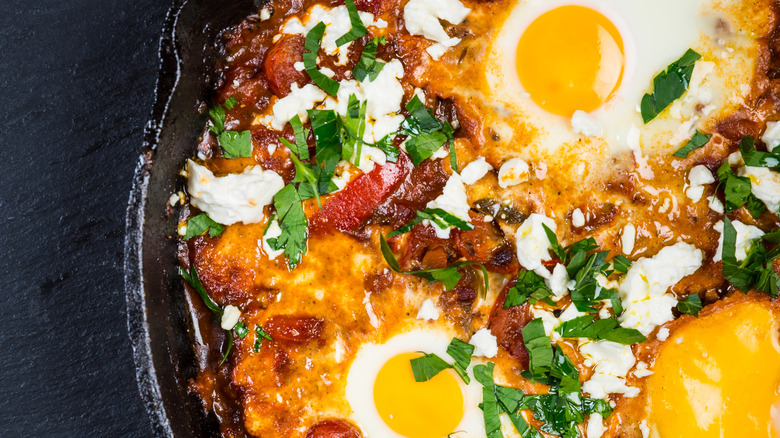 Shakshuka in cast iron