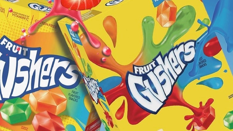 Fruit gushers in box