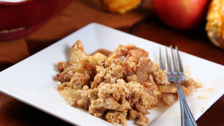 Apple pear crisp