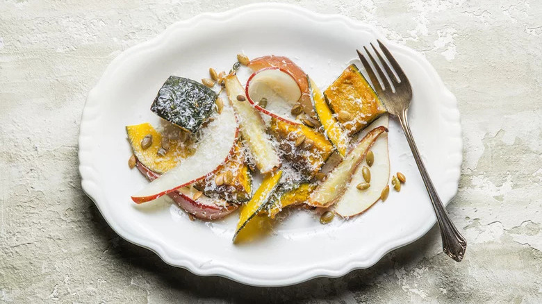 Pear and kabocha squash