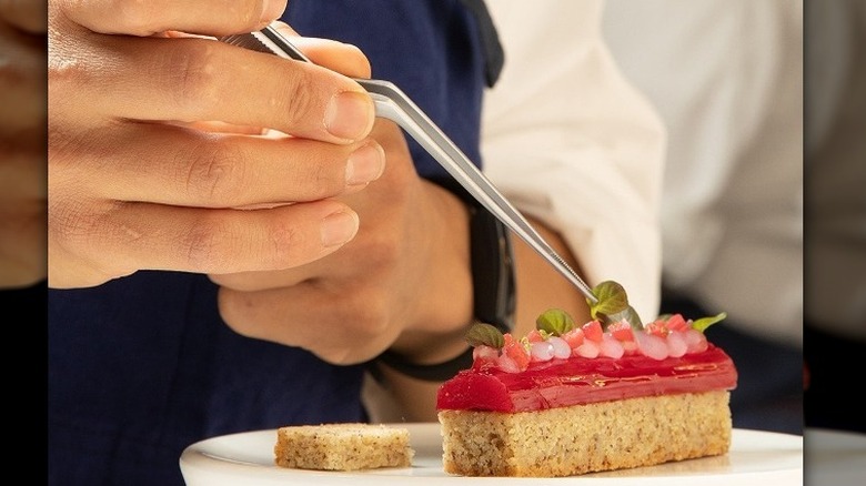 French Laundry tweezer dish