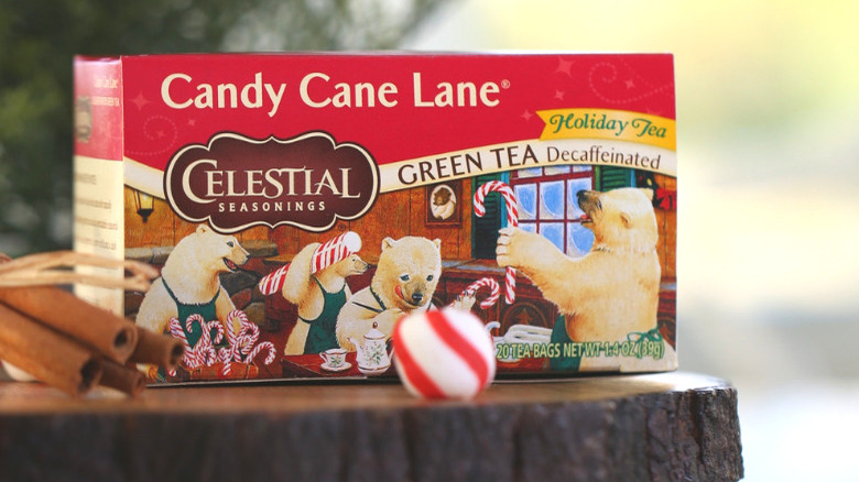 Candy Cane Lane tea box