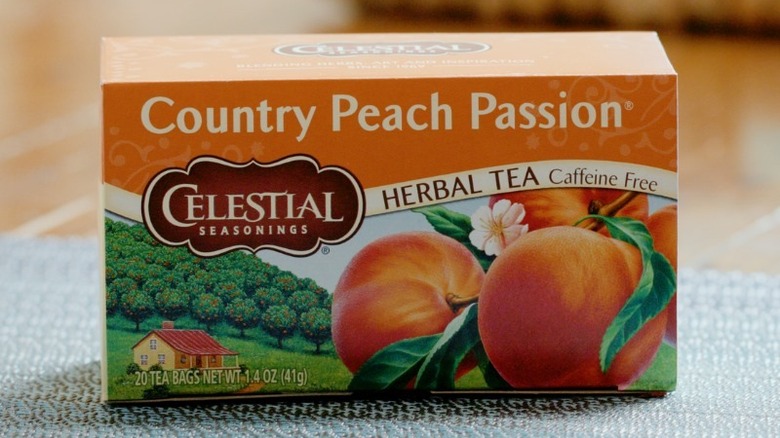 Country Peach Passion tea box