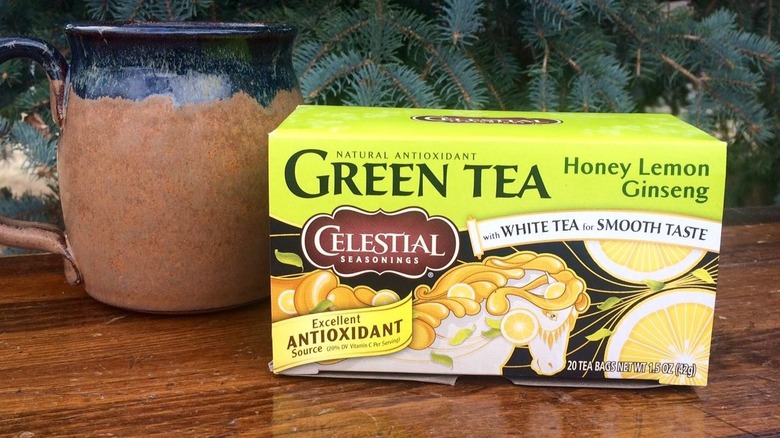 Honey lemon ginseng tea box