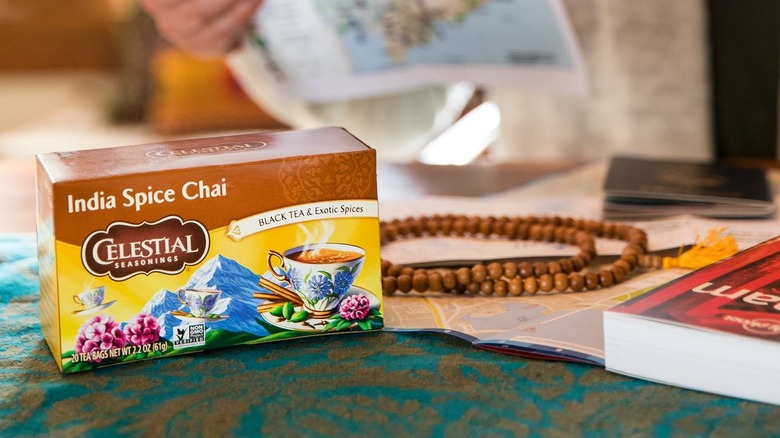 India spice chai tea box