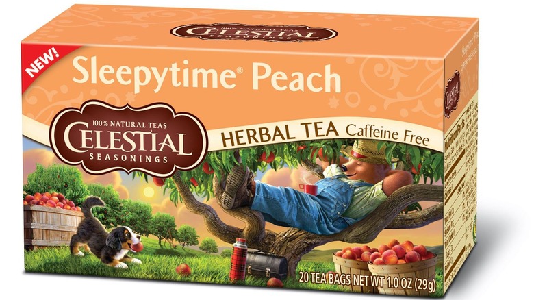 Sleepytime Peach tea box