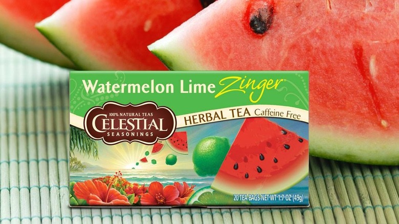 Watermelon Lime Zinger tea box