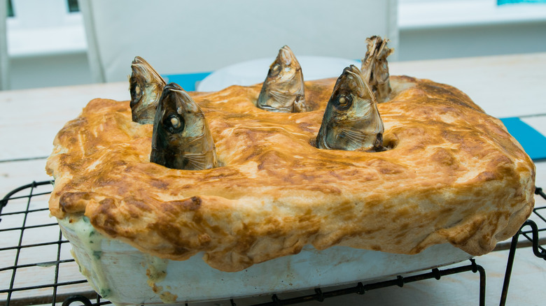 Cornish stargazy fish pie