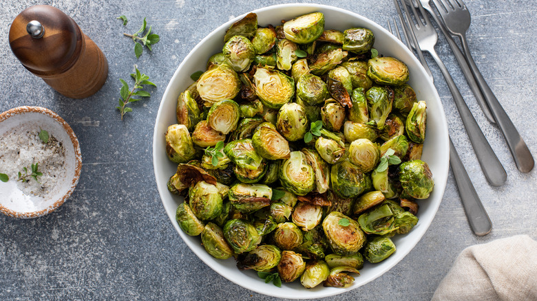 bowl of Brussels sprouts 