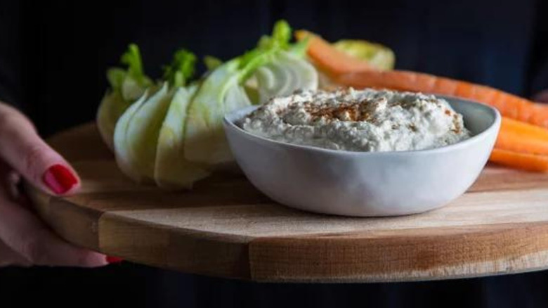 Kentucky Benedictine dip with veggies