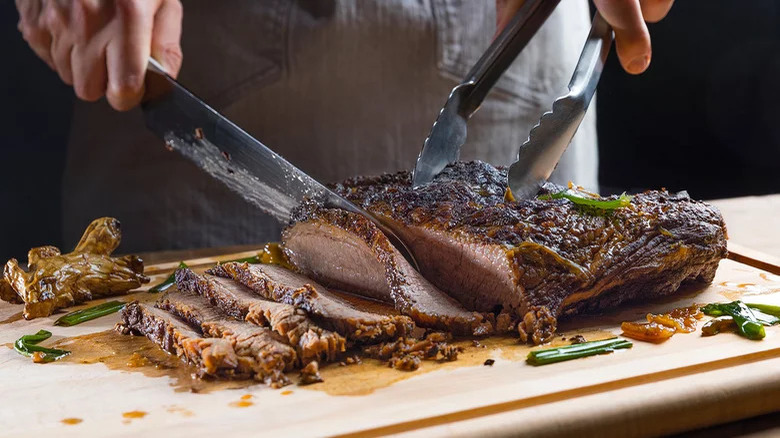 carving brisket