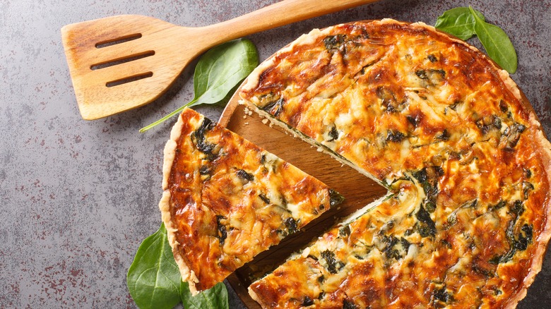 Quiche with veggies