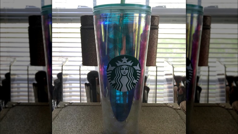 Starbucks dotted scales tumbler