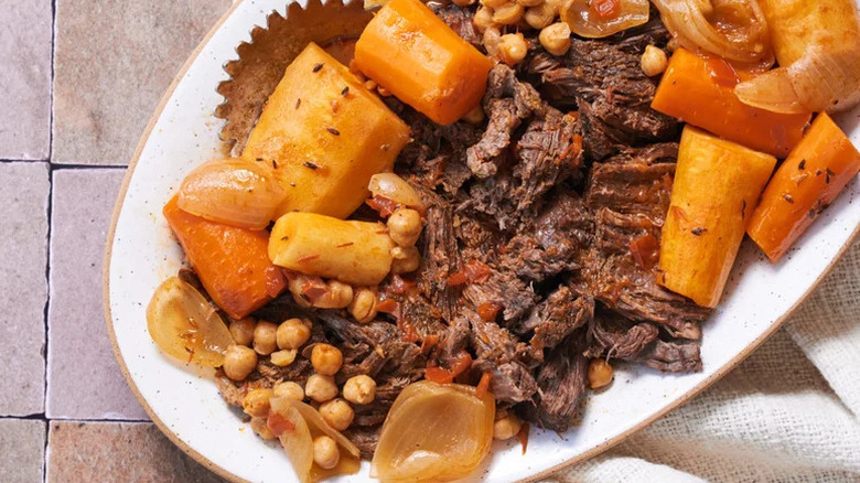 Harissa Beef Pot Roast