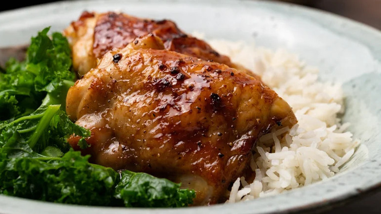 Honey-Glazed Chicken Thighs