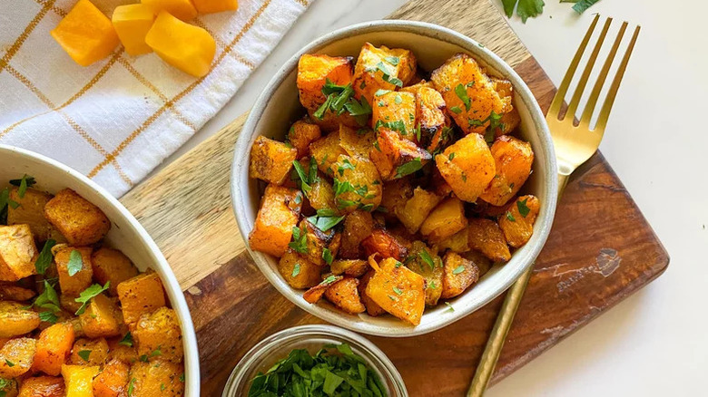 Maple-Roasted Butternut Squash