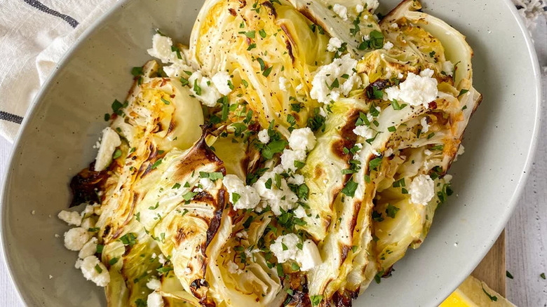 Roasted Cabbage Wedges