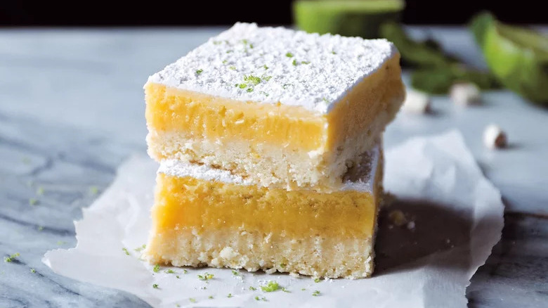 Thai lemongrass lime bar