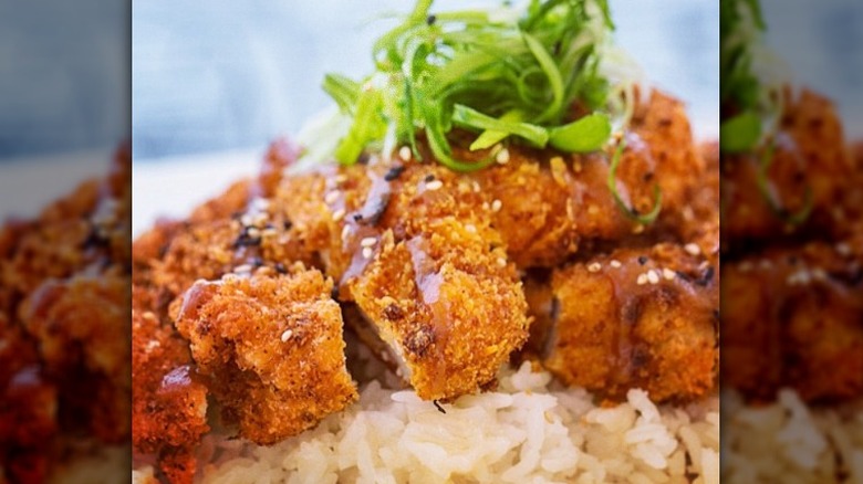 Chicken Katsu on rice