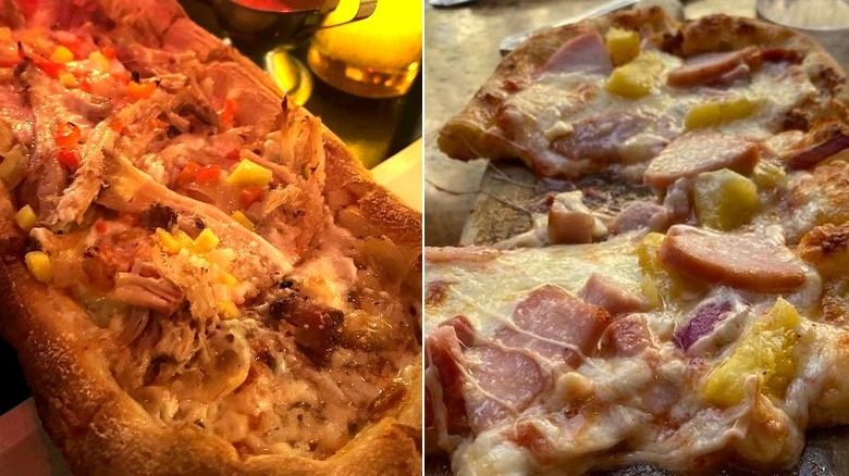 Kalua Pig and Hawaiian Flatbread Pizza