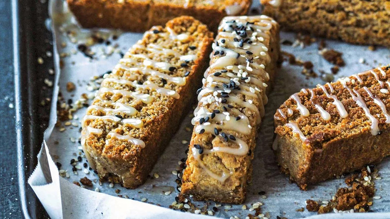 biscotti on a sheet pan