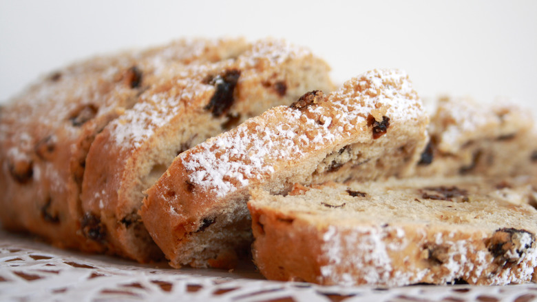 Soda bread loaf on paper