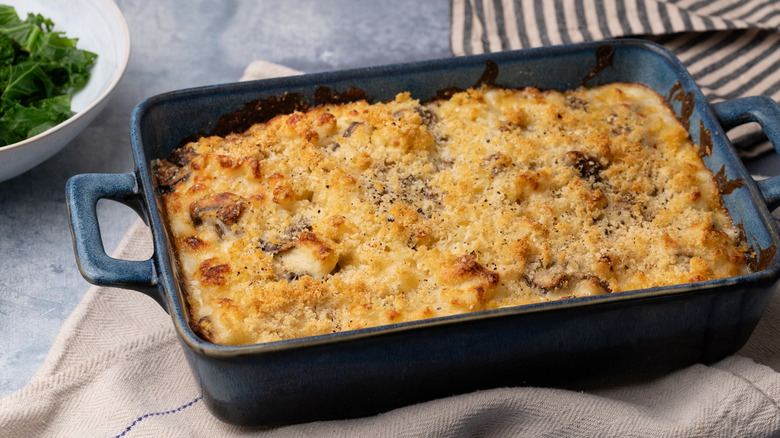 mushroom mac and cheese