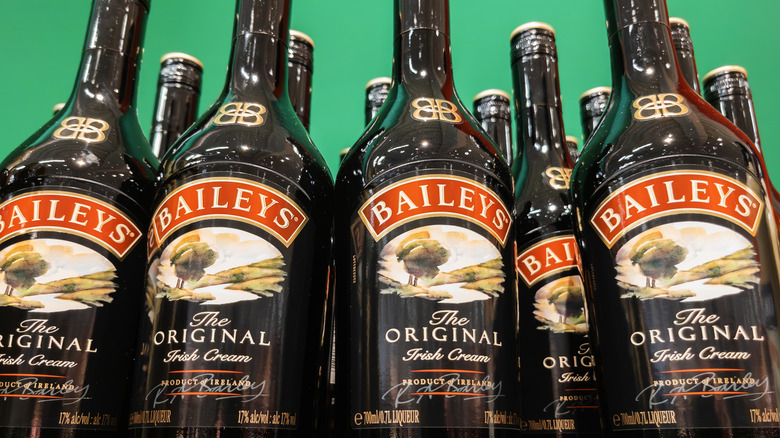 bottles of Baileys Irish Cream