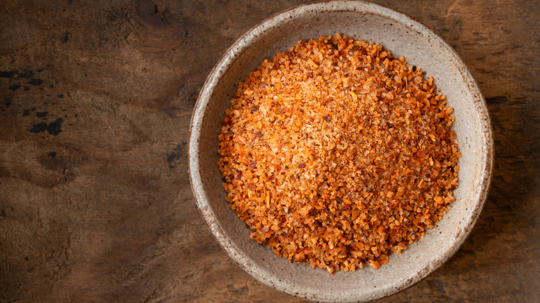 bowl of Tajín seasoning