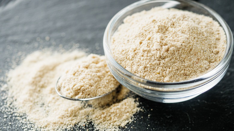 bowl of asafoetida with spoon