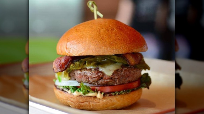 Llano Poblano Hopdoddy burger