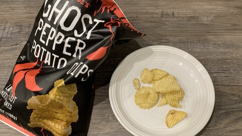 Ghost pepper potato chips