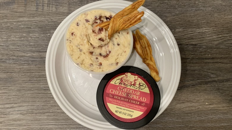 Holiday Cheer Unexpected Cheddar Spread