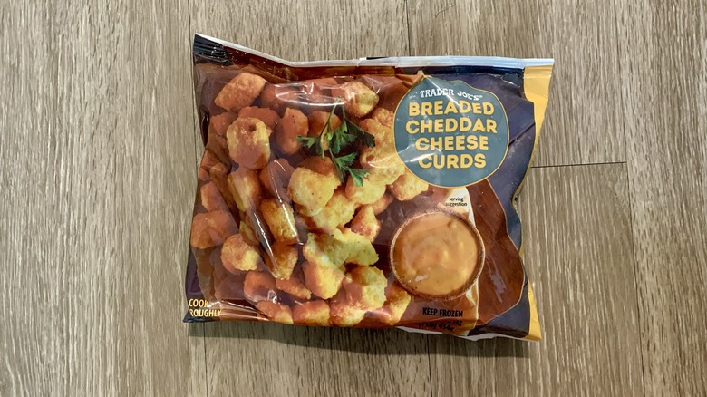 Breaded cheddar cheese curds