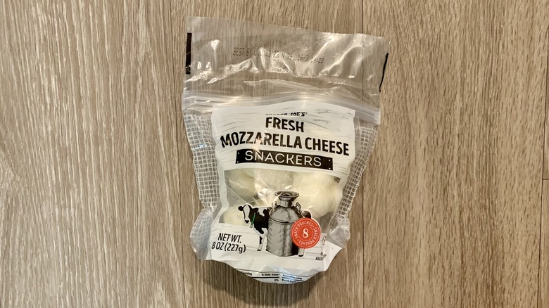 Trader Joe's mozzarella cheese snackers