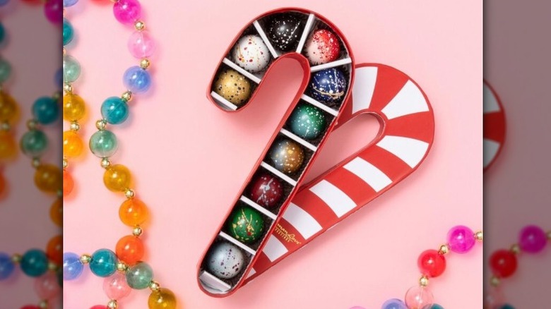 Norman Love Confections Candy Cane Gift Box