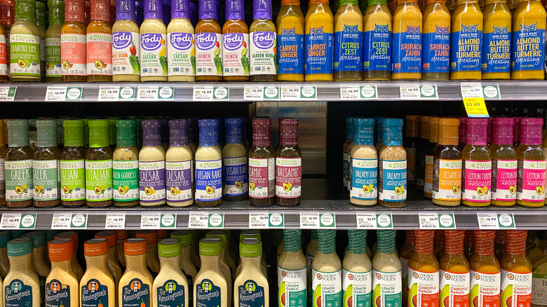 Salad dressing aisle