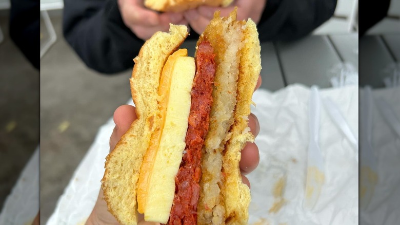 loganisa egg cheese breakfast sandwich
