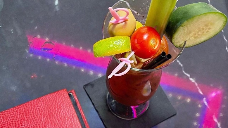 Bloody Mary at The Peppermil