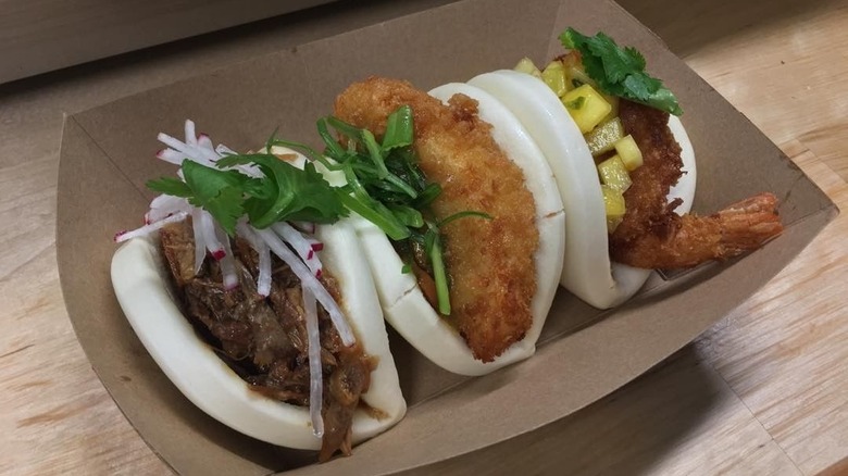 Savory stuffed bao buns