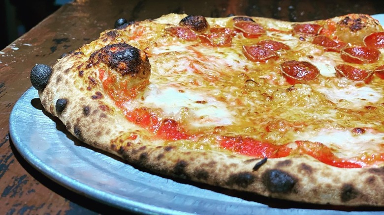 Neapolitan-style pizza pie