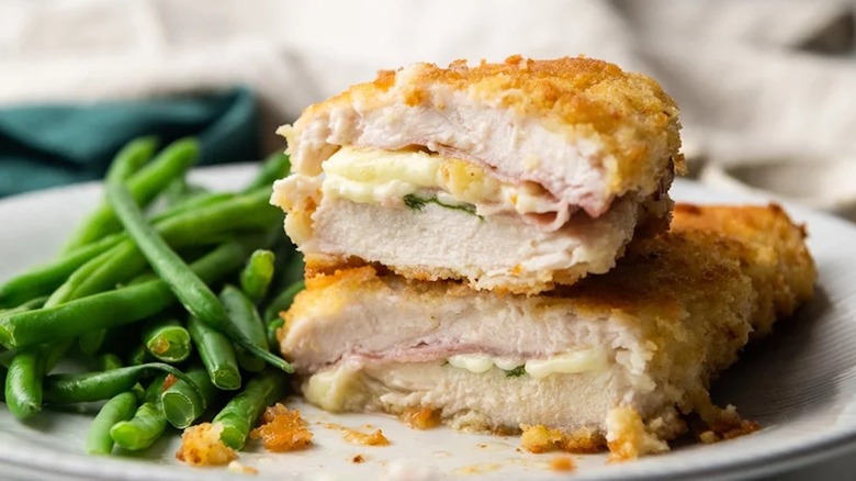 Chicken with green beans