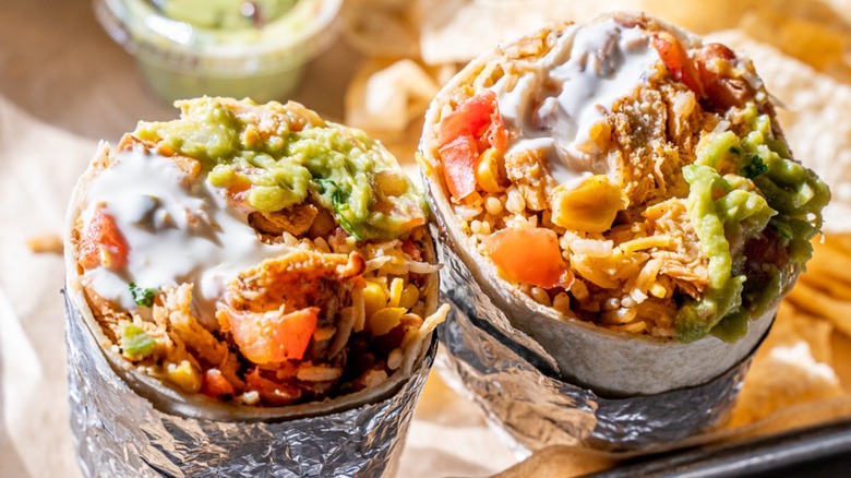 Moe's Southwest Grill burrito