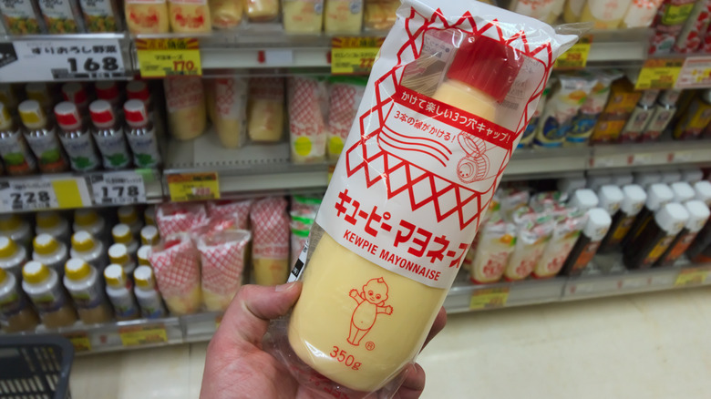 Kewpie mayo in grocery store