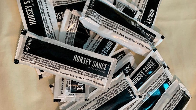 Horsey Sauce packets